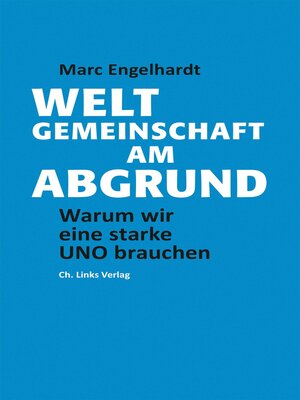 cover image of Weltgemeinschaft am Abgrund